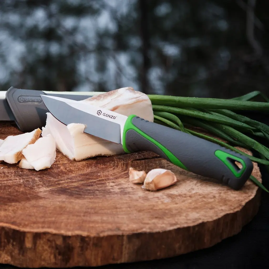 Ніж Ganzo G807-GY з ножнами сірий - фото 6