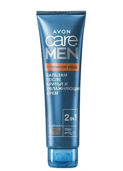 2-в-1 Бальзам після гоління та зволожувальний крем Avon «Основний догляд», 100 мл