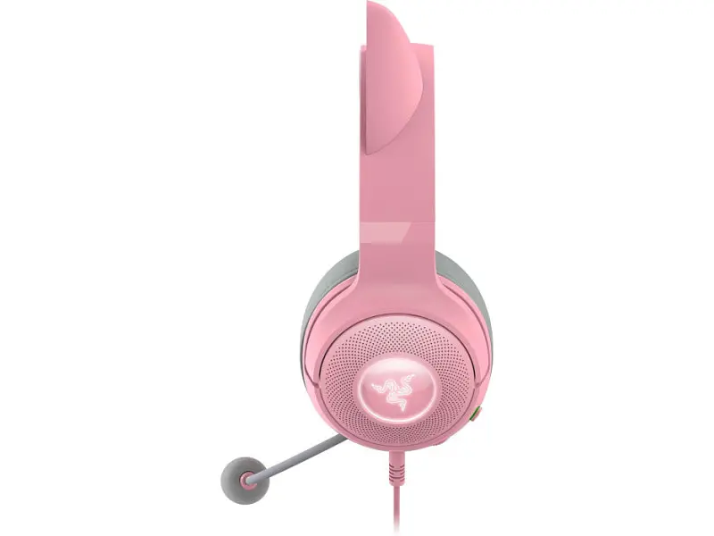 Комп'ютерна гарнітура Razer Kraken Kitty V2 Quartz (RZ04-04730200-R3M1) - фото 2