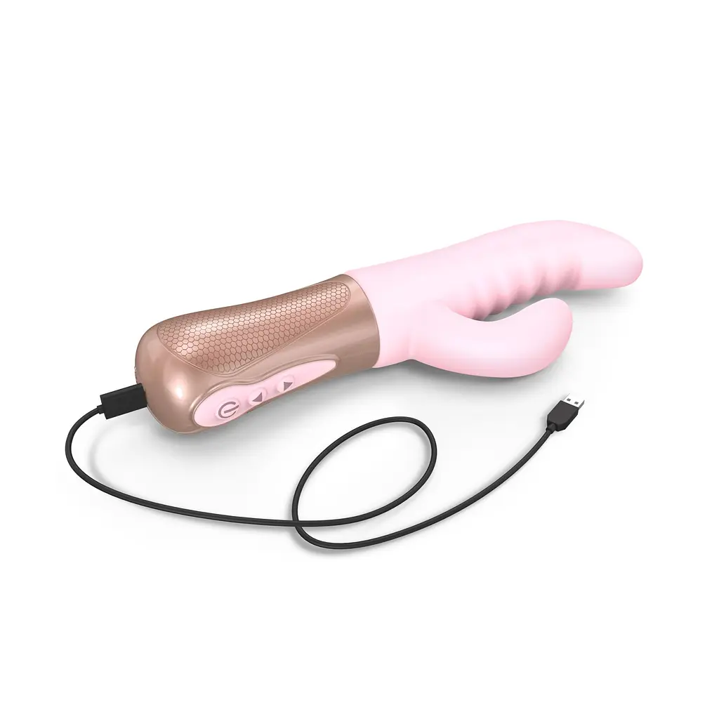 Подвійний пульсатор-кролик Love To Love SASSY BUNNY - BABY PINK - фото 4