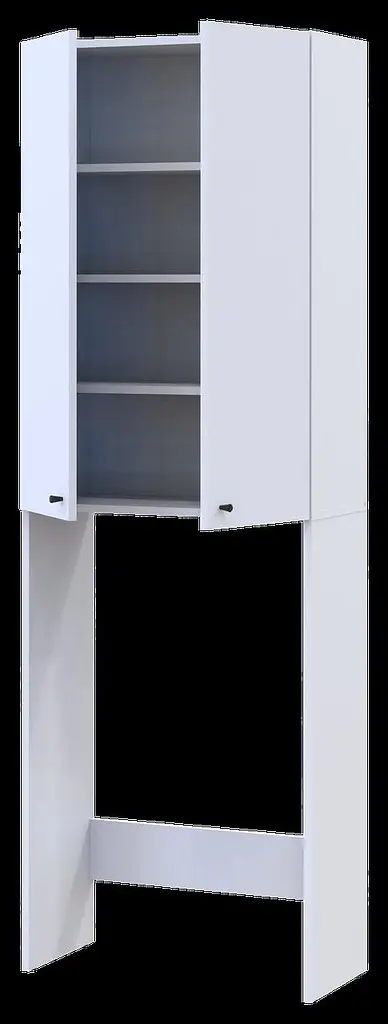 Шафа для пральної машини Doros Лола Білий ДСП 64х31.6х190 (41516022) - фото 7