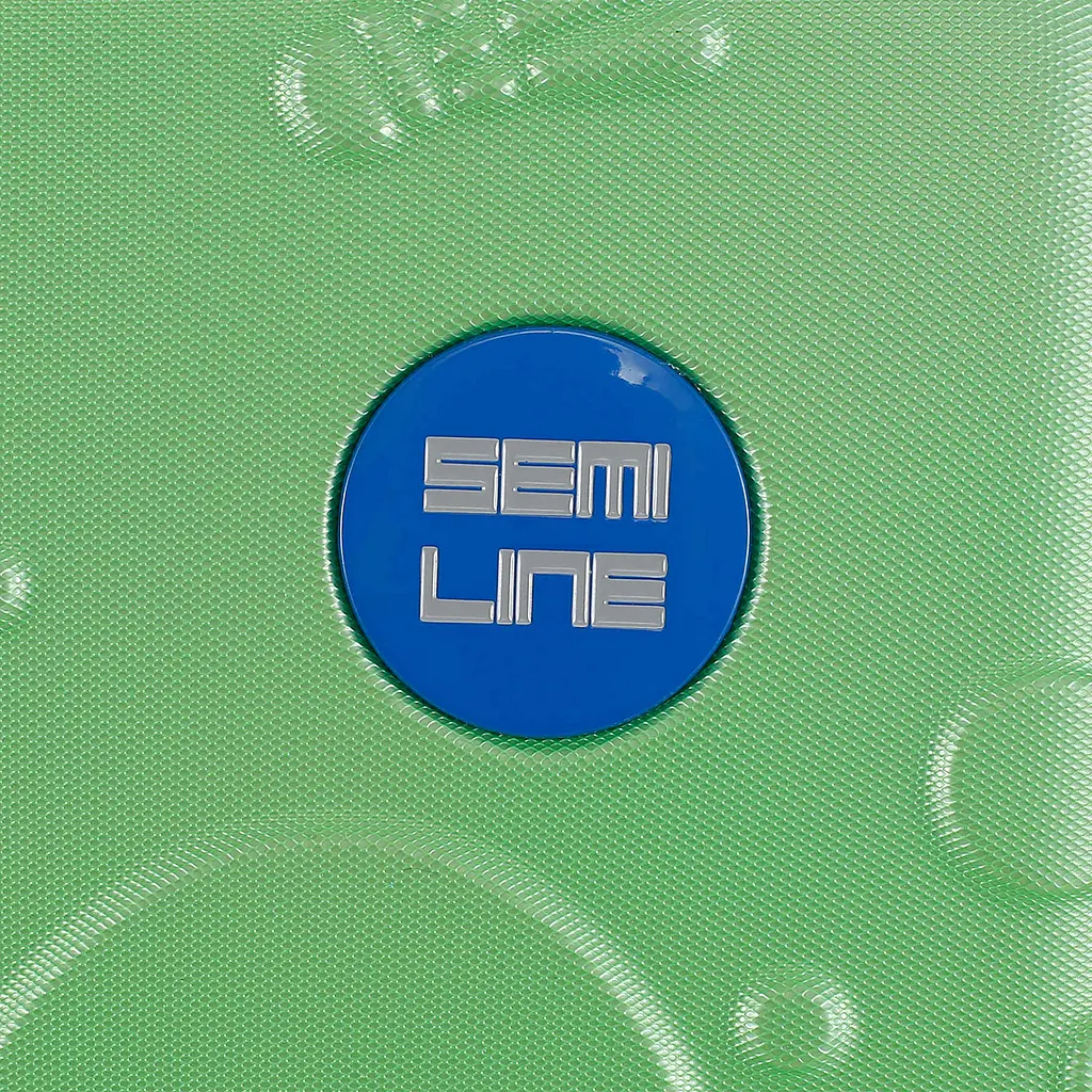 Валіза мала дитяча Semi Line 20 дюймів (S) дюймів (S) ABS-Plastic Green/Blue (T5890-2) - фото 7