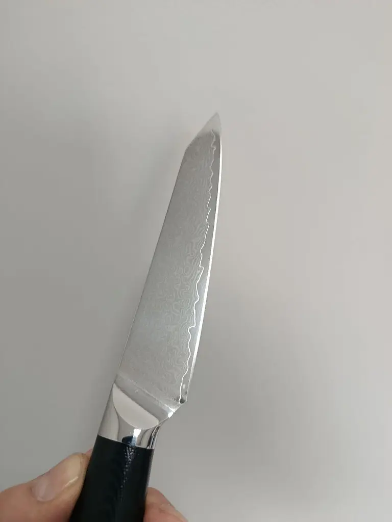 Ніж універсальний Damascus DK-LKB 5007 VG-10 дамаська сталь 67 шарів лезо 13 см - фото 5