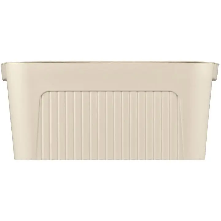 Ящик для зберігання Ardesto 32 x 21.5 x 14 см з кришкою 6 л бежевий (ARHC2506B) - фото 4