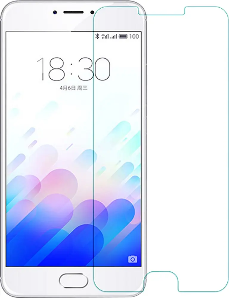 Захисне скло Tempered Glass Meizu M3 Note - фото 2