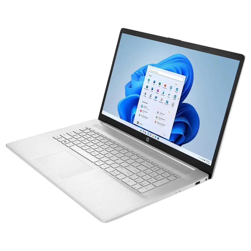 Ноутбук HP 17.3 17-cp2041ua FHD IPS AG/Ryzen 5 7520U/16GB/512SSD/UMA/DOS/Silver (CS8E5EA) - фото 3