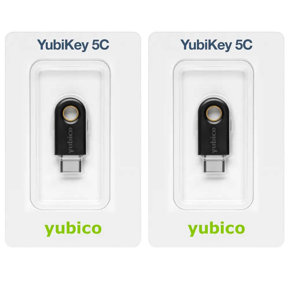 Апаратні ключі Yubico Yubikey 5C USB Type-C набір з 2 шт. (683068-2) - фото 3