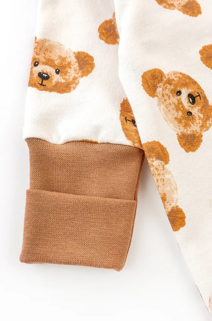Комбінезон для немовлят на блискавці з начосом Cute Bears - фото 4