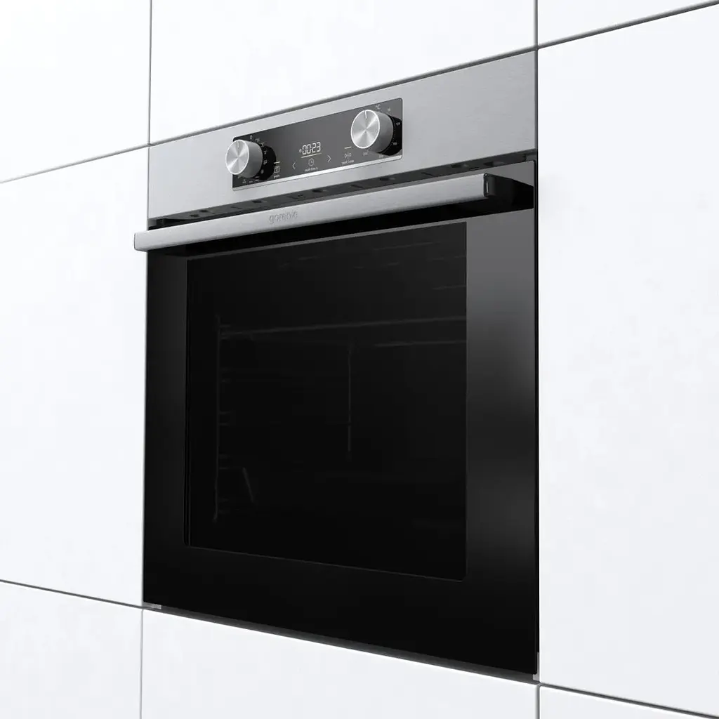Духова шафа Gorenje електрична 77 л, A+, дисплей, нержавіюча сталь - фото 4