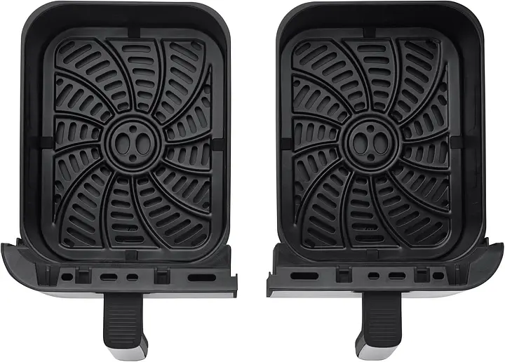 Мультипіч Rotex ROM1210-2XL MultiFry DUO 11 програм 12 л(6+6 л) LED дисплей 2800 Вт Чорний з сірим - фото 7