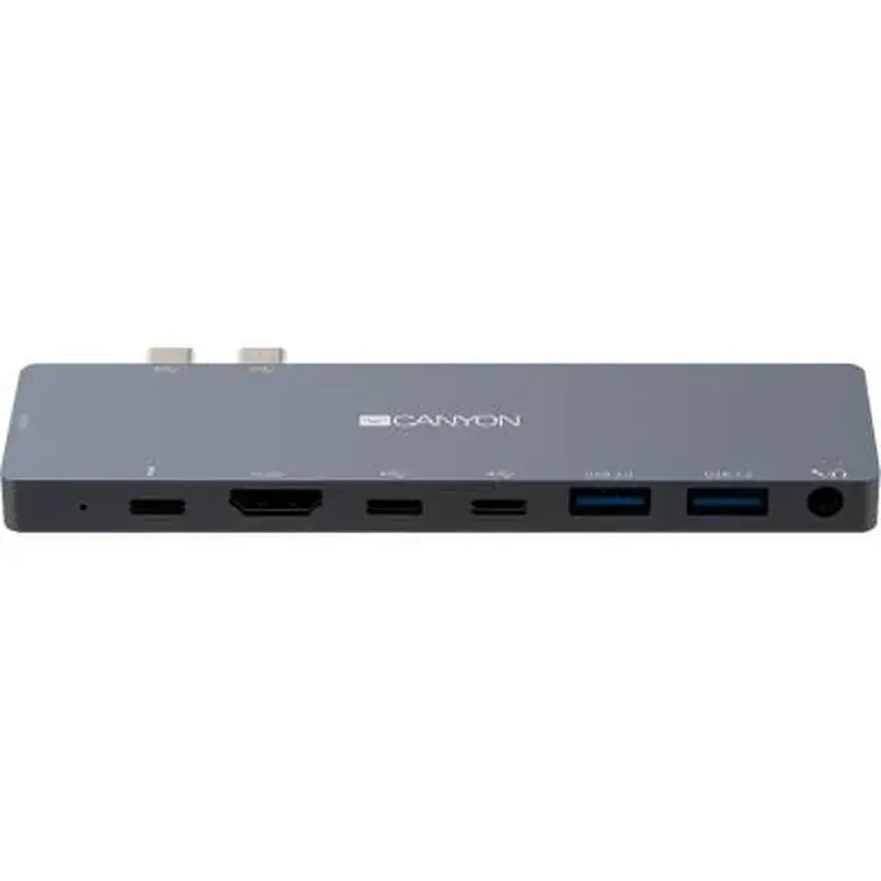 Порт-реплікатор Canyon Docking Station with 8 ports, 1*Type C PD100W+2*Type C (CNS-TDS08DG) - фото 2