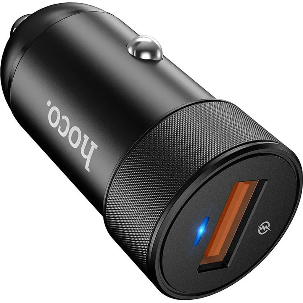 Автомобільний зарядний пристрій Hoco Z32A Flash Power USB-A Black (717788) [151282] - фото 3