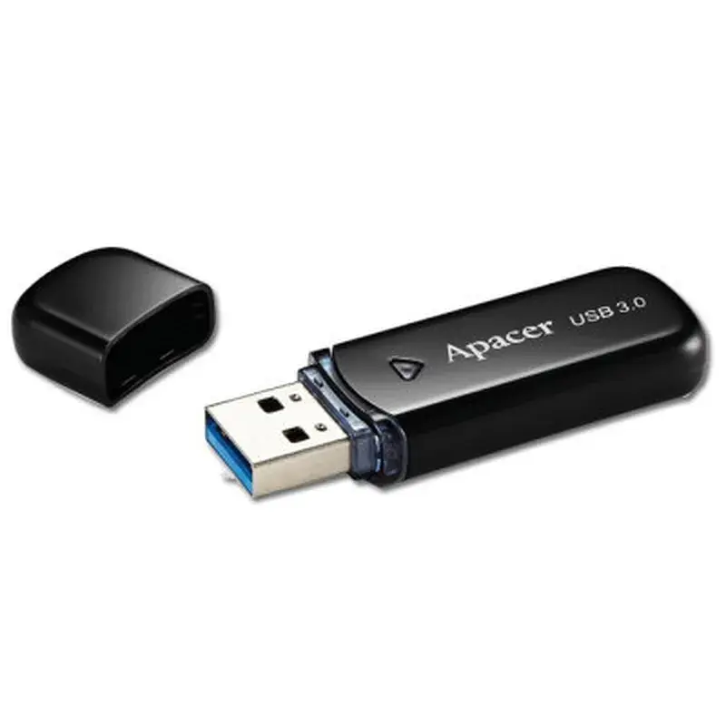 USB флеш накопичувач Apacer 32GB AH355 Black USB 3.0 (AP32GAH355B-1) - фото 3