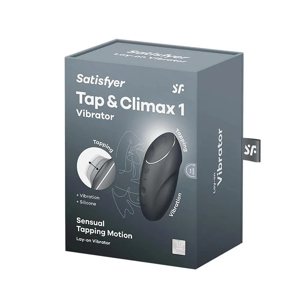 Вибратор для клитора Satisfyer Tap & Climax 1 11 см черный - фото 8
