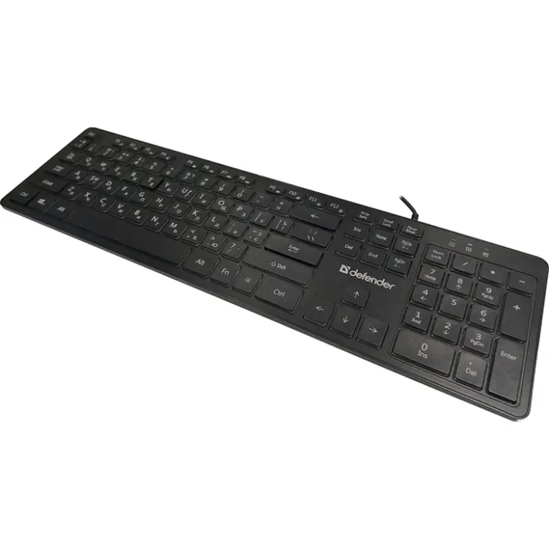 Клавіатура Defender Balance LQ LED USB UA Black (450790) - фото 3