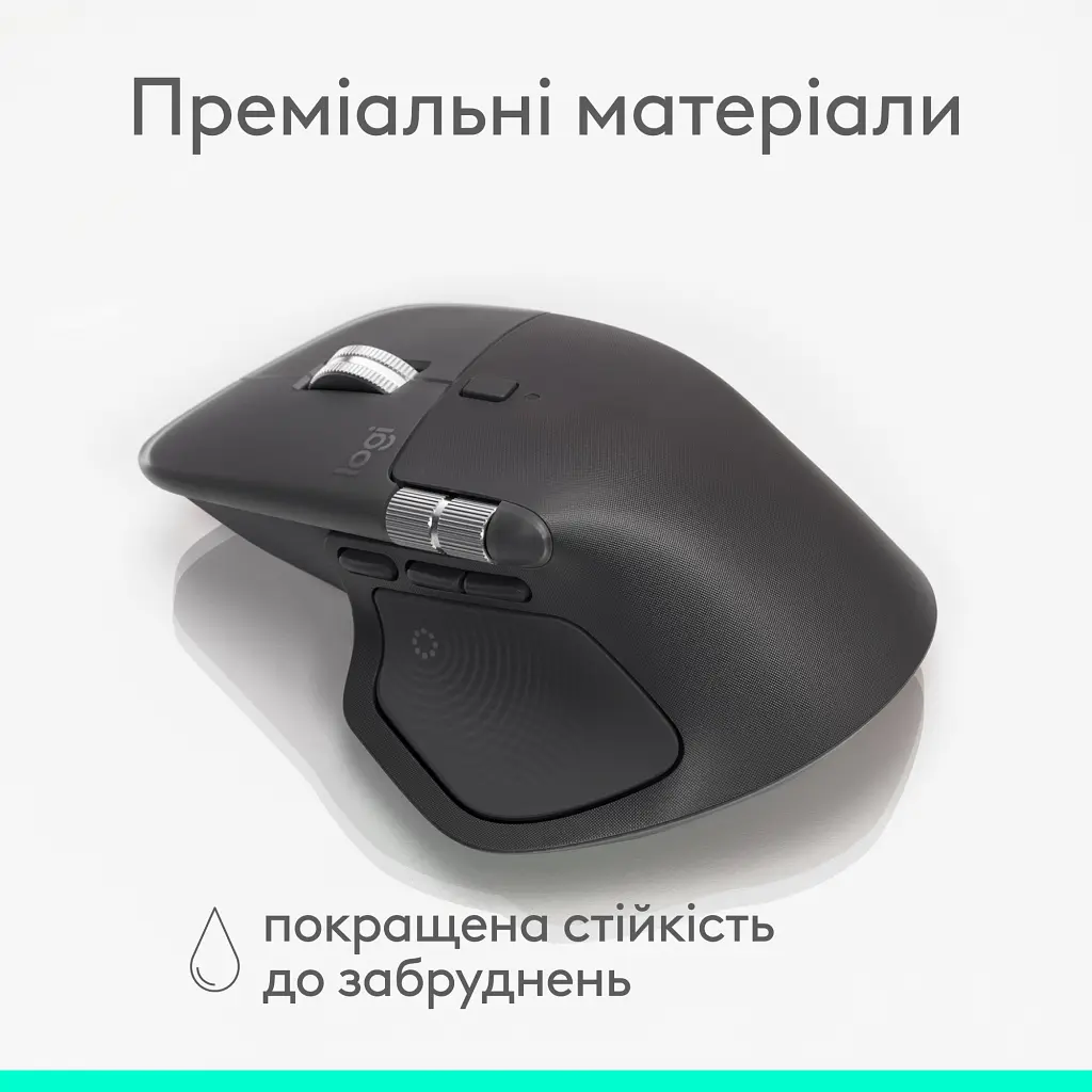 Мишка Logitech MX Master 4 for Business Wireless/Bluetooth Graphite (910-007617) - фото 4