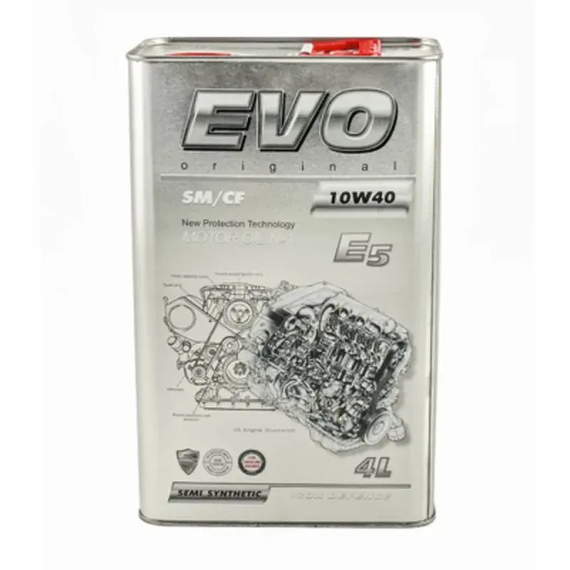 Моторна олива EVO E5 10W-40 SM/CF 4L (E5 4L 10W-40) - фото 2