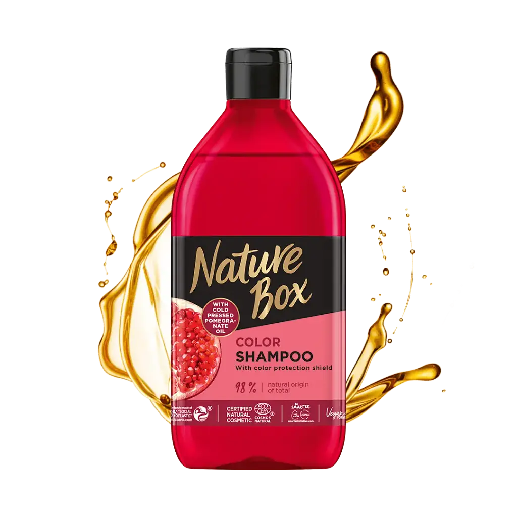 Шампунь Nature Box для окрашенных волос с гранатовым маслом холодного отжима 385 мл - фото 2