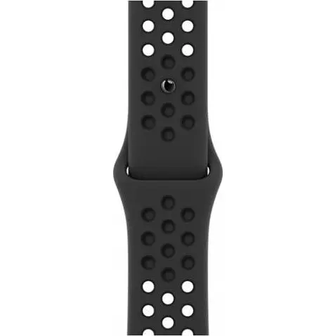 Смарт-годинник Apple Watch Nike Series 7 GPS 41mm Midnight Aluminum Case w. Anthracite/Black Nike Sport Band (MKN43) - фото 3