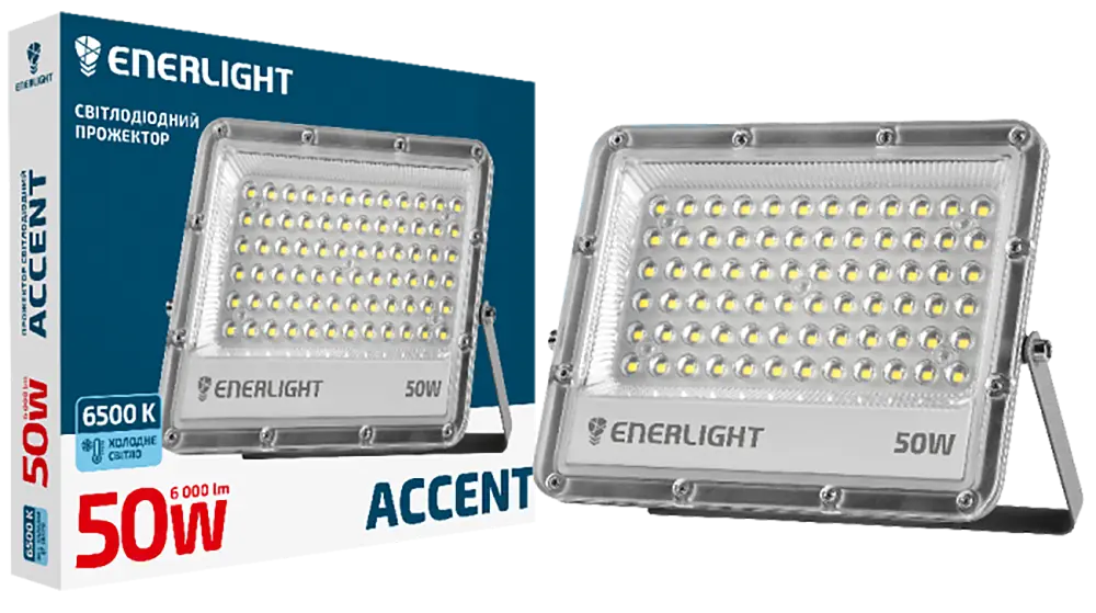 Прожектор світлодіодний Enerlight Accent 50 Вт 6500 K (ACCENT50SMD120C) - фото 4
