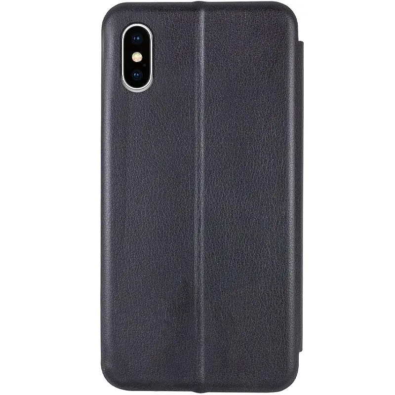 Кожаный чехол-книжка Classy для Apple iPhone X / XS (5.8) Черный - фото 2
