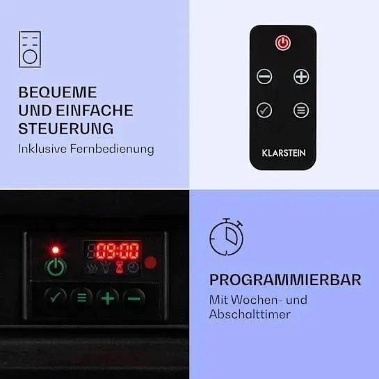 Камін електричний Klarstein Etna 1800W (10035043) - фото 3