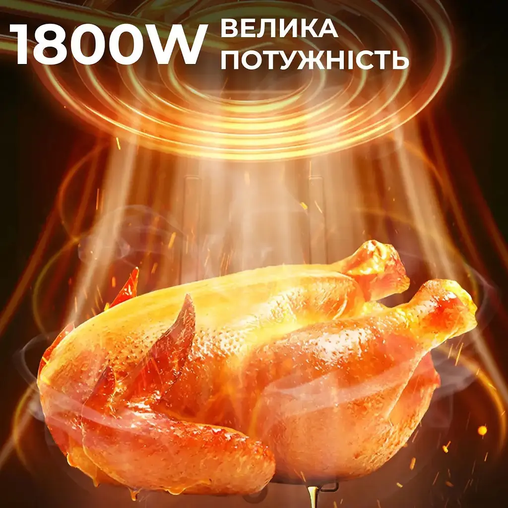 Мультипіч-аерофритюрниця Sokany SK-ZG-8033 8 л - фото 10