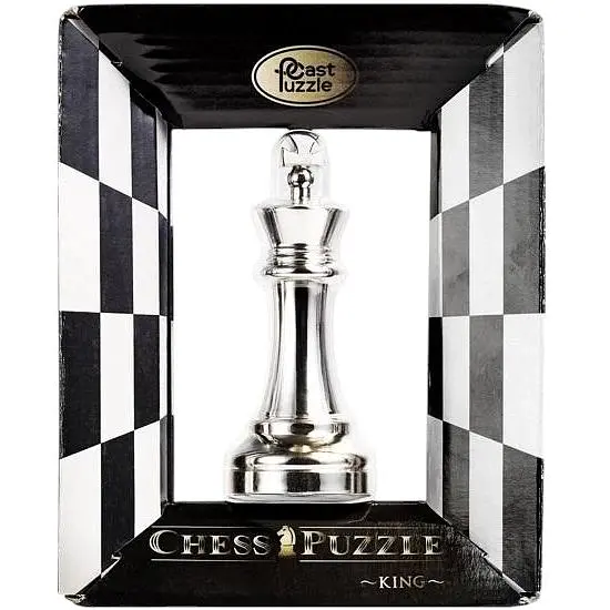 Головоломка Cast Puzzle Cast Chess King silver Шахматный Король 473686 - фото 2
