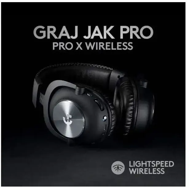Ігрові навушники Logitech G Pro X Wireless LIGHTSPEED гарнітура для ПК чорна (981-000907) - фото 2