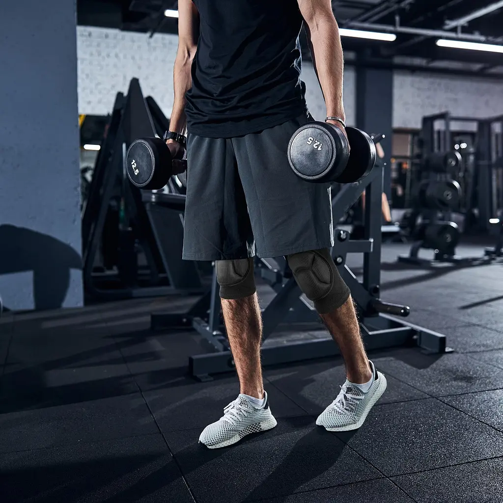 Наколенники защитные Gymtek для фитнеса 2 шт черный - фото 5