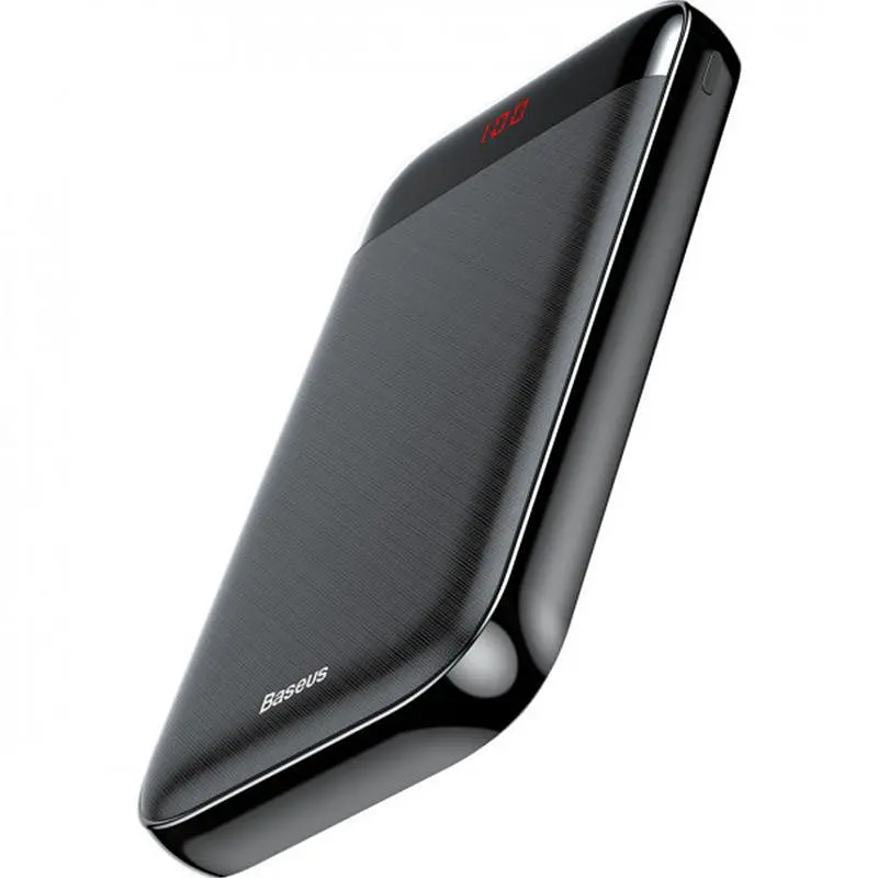 Портативна батарея Powerbank Baseus Xiaomini Cu Digital Display 20000 mAh PPALL-CKU01 Black - фото 6