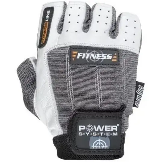 Перчатки для фитнеса Power System PS-2300, Grey/White - S - фото 2
