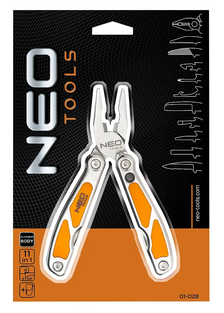 Neo Tools 01-028 Мультiтул, 11 елементiв - фото 2