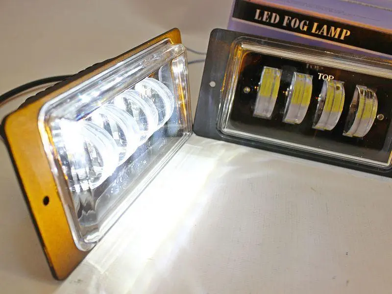 Протитуманні фари LED фари ВАЗ 2110-15 / 60W / Лінза / Регулювання висоти / Жовте та біле світло 1 шт. - фото 3
