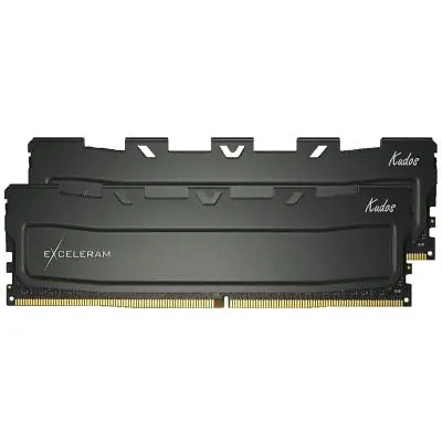 Модуль пам'яті для комп'ютера DDR4 32GB (2x16GB) 3200 MHz Black Kudos eXceleram (EKBLACK4323216XD) - фото 2