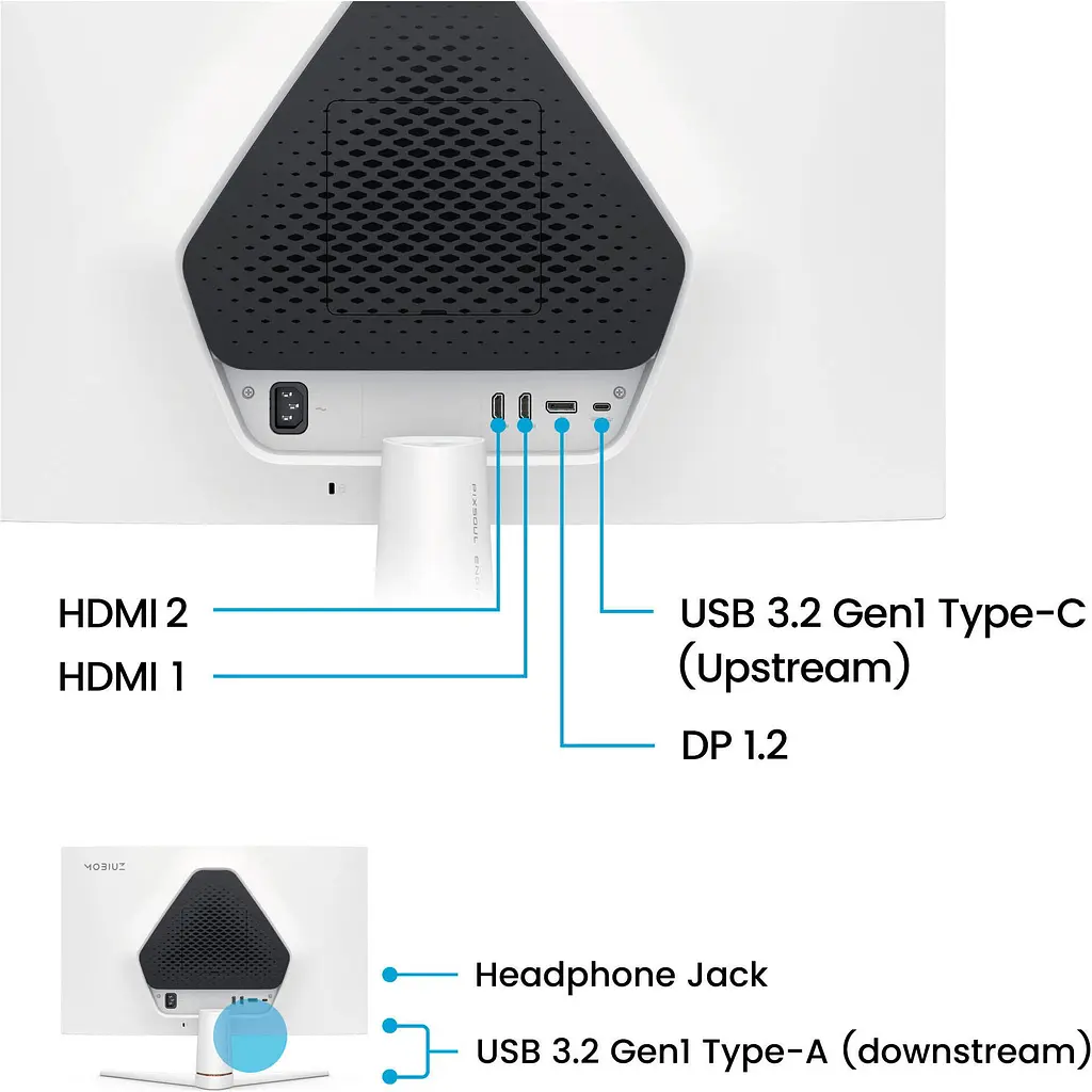 Монитор BenQ 24.5` Mobiuz EX251 (9H.LN9LA.TBE) [147866] - фото 8