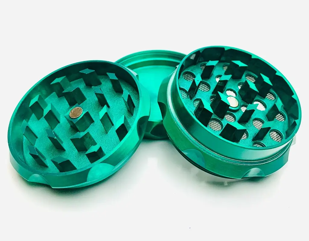 Гриндер для подрібнення тютюну D&K CANNABIS DK-5083-4 Green (16493) - фото 3