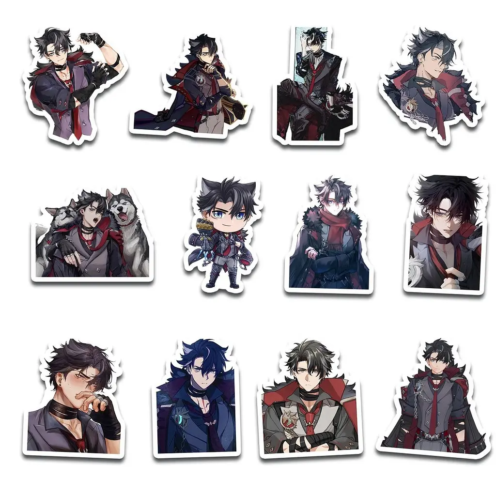 Стікерпак GeekLand Genshin Impact Risley 45 штук (SP GI RS 01) - фото 4