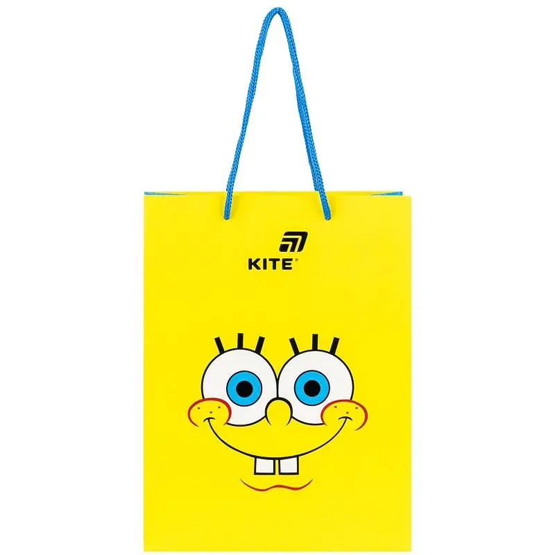 Набір подарункових пакетів Kite Sponge Bob SquarePants 18 х 24 см 5 шт. (SB26-265) - фото 2