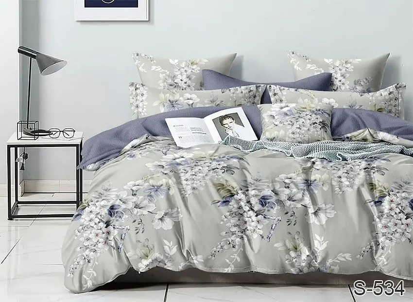 Комплект постільної білизни с компаньоном Євро TAG tekstil pbe0046078
