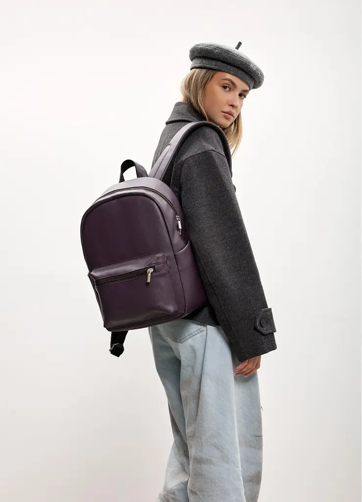 Жіночий рюкзак Sambag Talary оксамитовий 35 х 25 х 12 см (35312022)