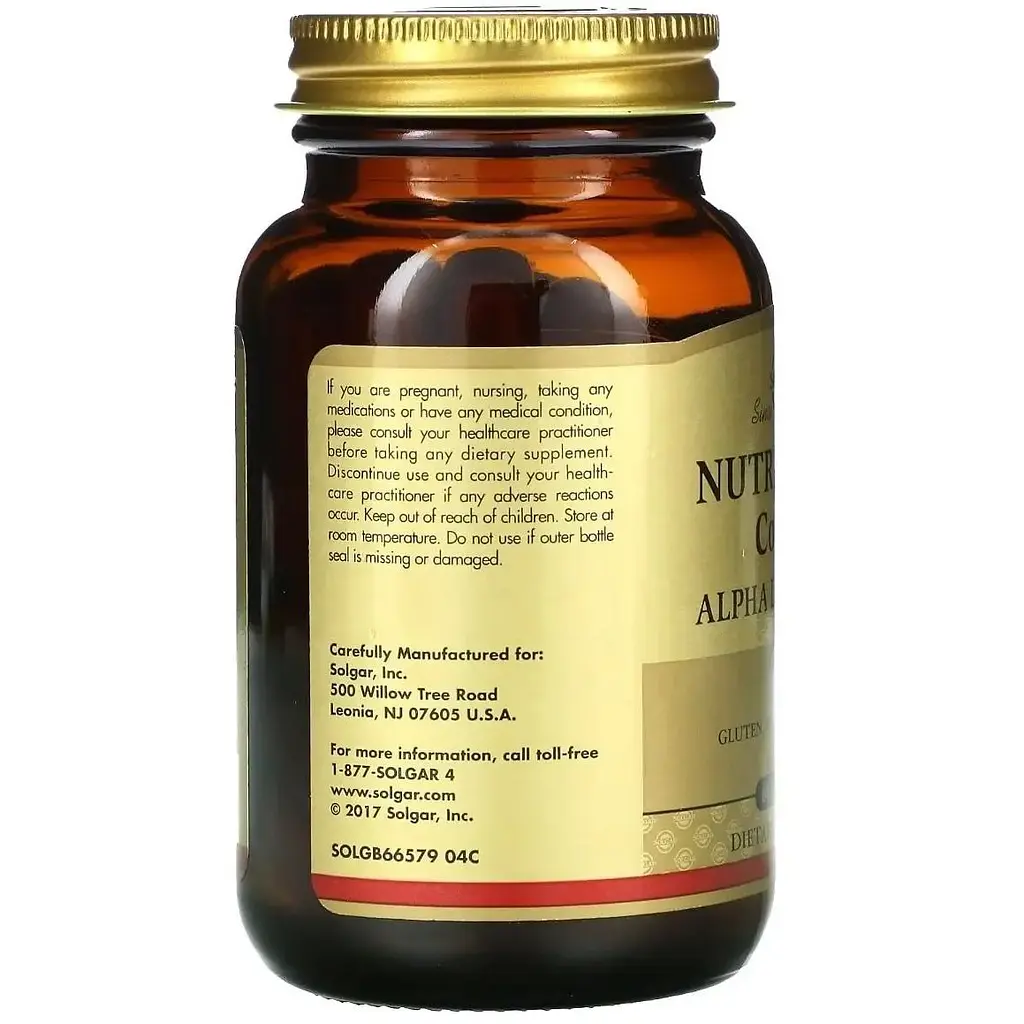 Коензим і альфа-ліпоєва кислота Solgar Nutri-Nano 60 капсул - фото 3