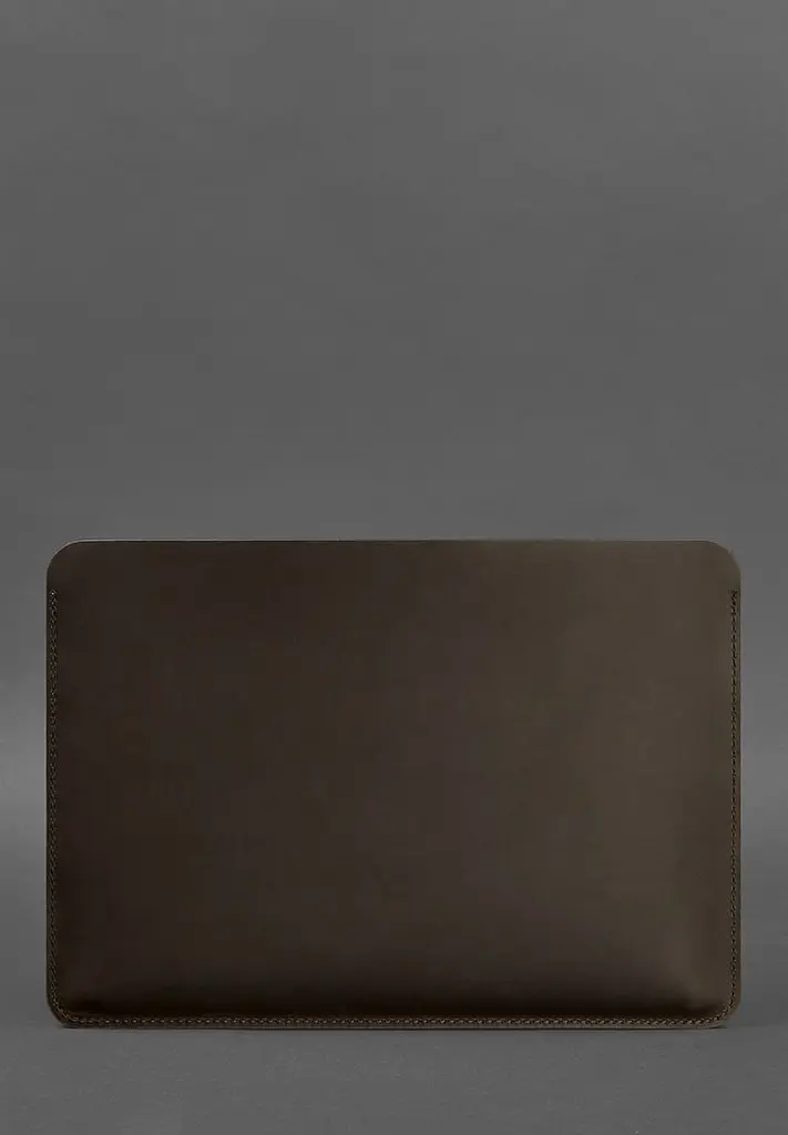 Шкіряний чохол BlankNote для MacBook 13 дюйм Темно-коричневий Crazy Horse - фото 6
