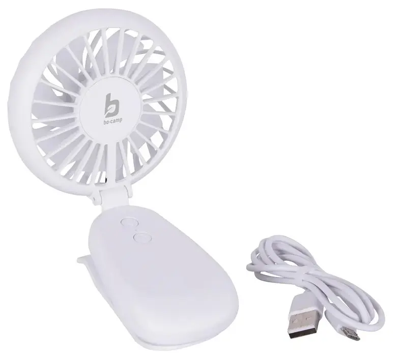 Вентилятор акумуляторний Bo-Camp Mini Fan With Clamp White (8520960) - фото 2