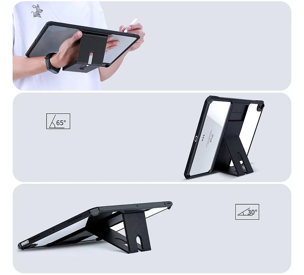 Чехол-накладка BeCover Xundd Stand для Apple iPad Air 13" M2/M3 (2024/2025) Черный (713250) - фото 5