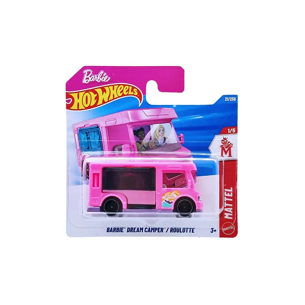 Базова машинка Hot Wheels Mattel Barbie Dream Camper рожева (5785) JJH96-N521 - фото 8