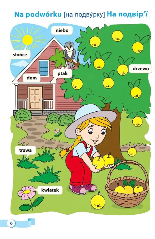 Moje pierwsze polskie slowa. Мої перші польські слова. Ілюстрований тематичний словник для дітей 4-7 років - Надія Вітушинська - фото 6
