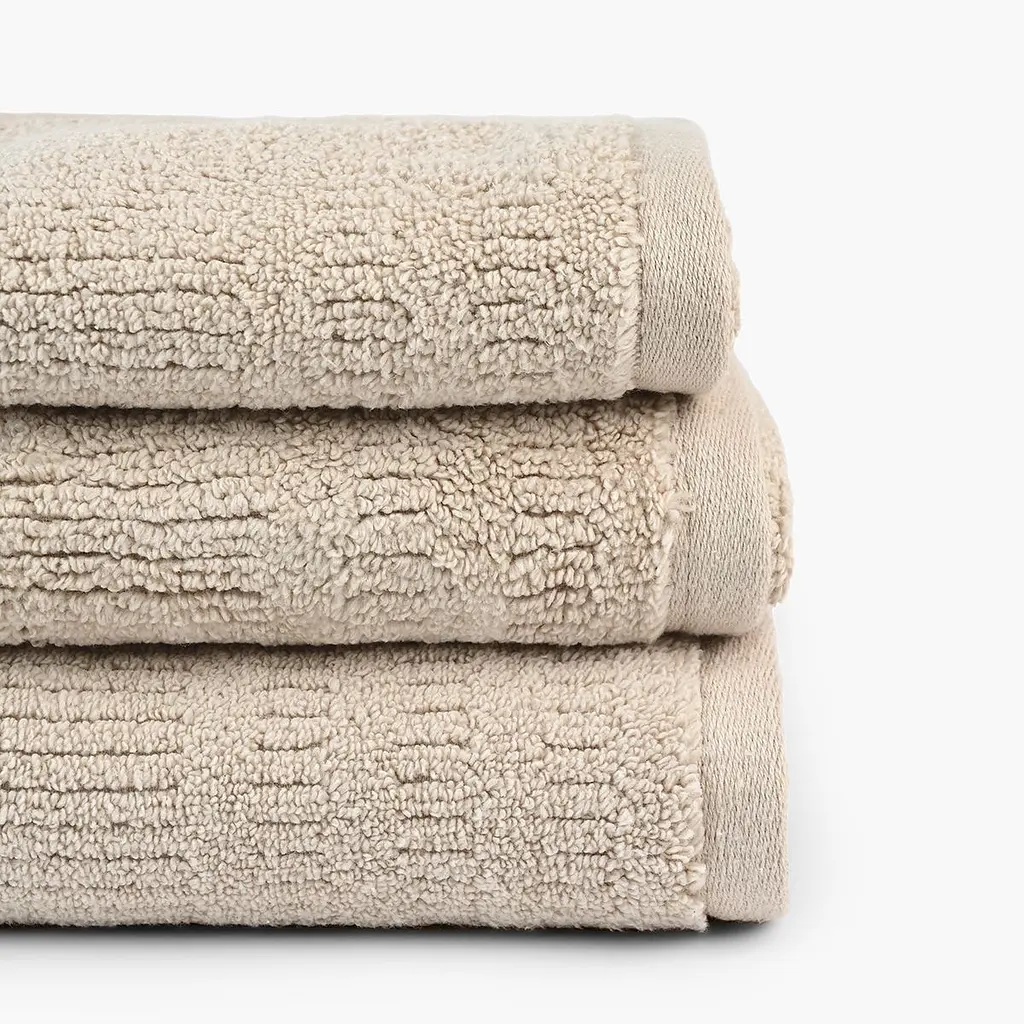 Рушник МВМ My Home Хвиля 30х50 см S бежевий (BT-08 S BEIGE) - фото 4