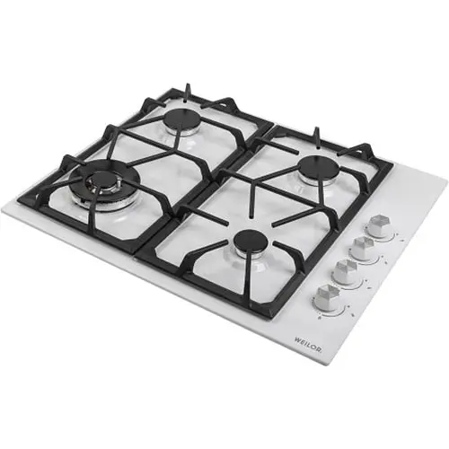 Варильна поверхня Weilor GM W 634 газова WH - фото 3