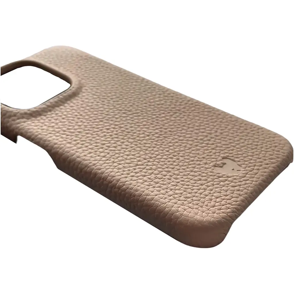 Чохол iLera NAPA Leather Case 1.0 для Apple iPhone 15 Pro Lady Beige [iLNPCS1015PrLB] [104091] - фото 4